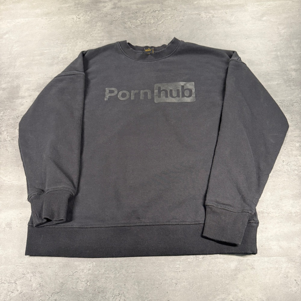 Pornhub Crewneck Sweatshirt Adult S Entertainment OnlyFans Cult Goth Punk Grunge